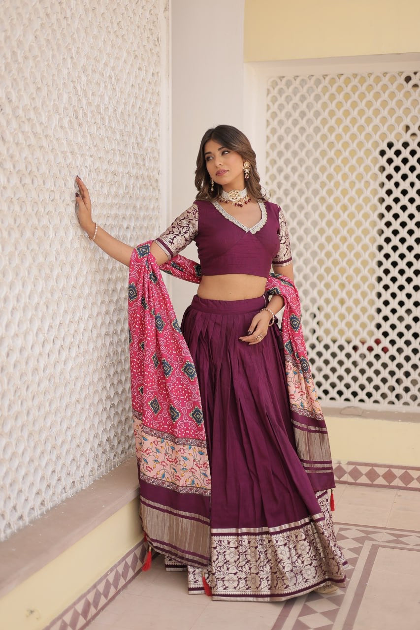 Three Designer Timeless Trends Wedding Functional Lehenga Choli