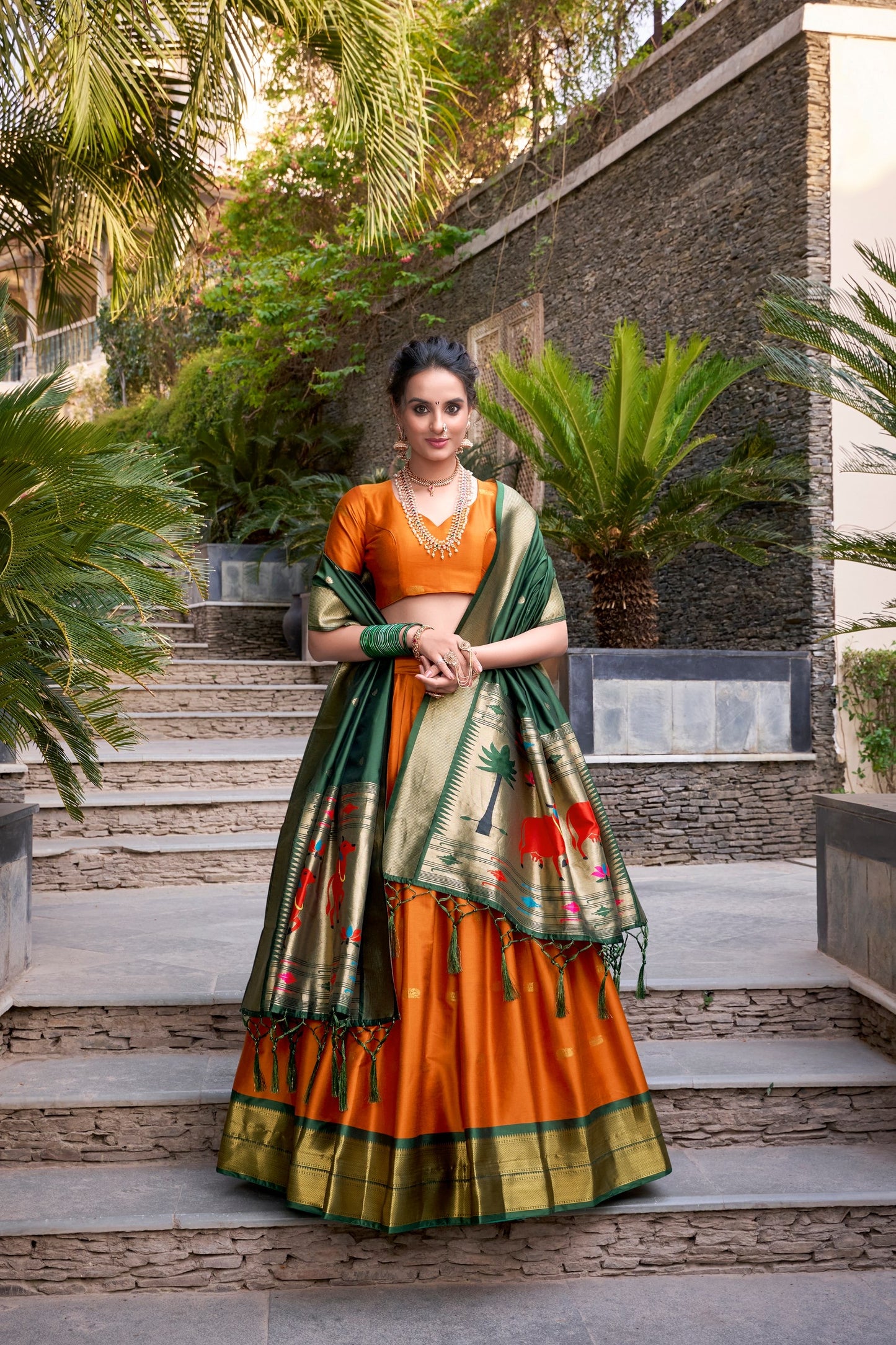 Shivtraa Paithani Silk Lehenga Choli 2025