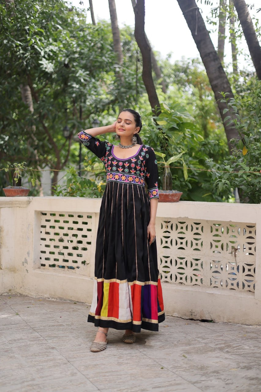 SHIVTRAA DESIGNER NAVRATRI GAMTHI WORKED GOWN COLLECTION BY 2025