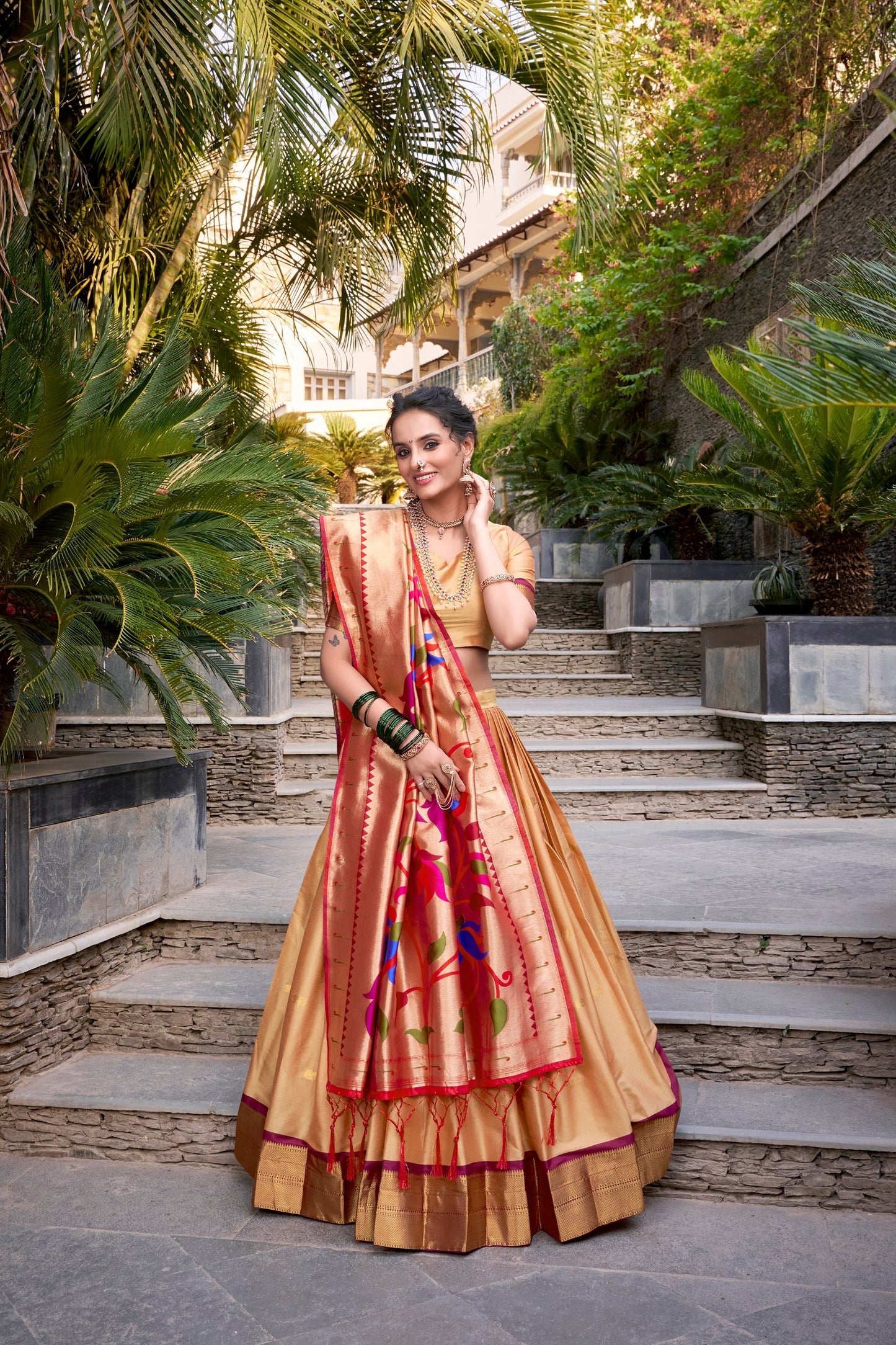 Shivtraa Paithani Silk Lehenga Choli 2025