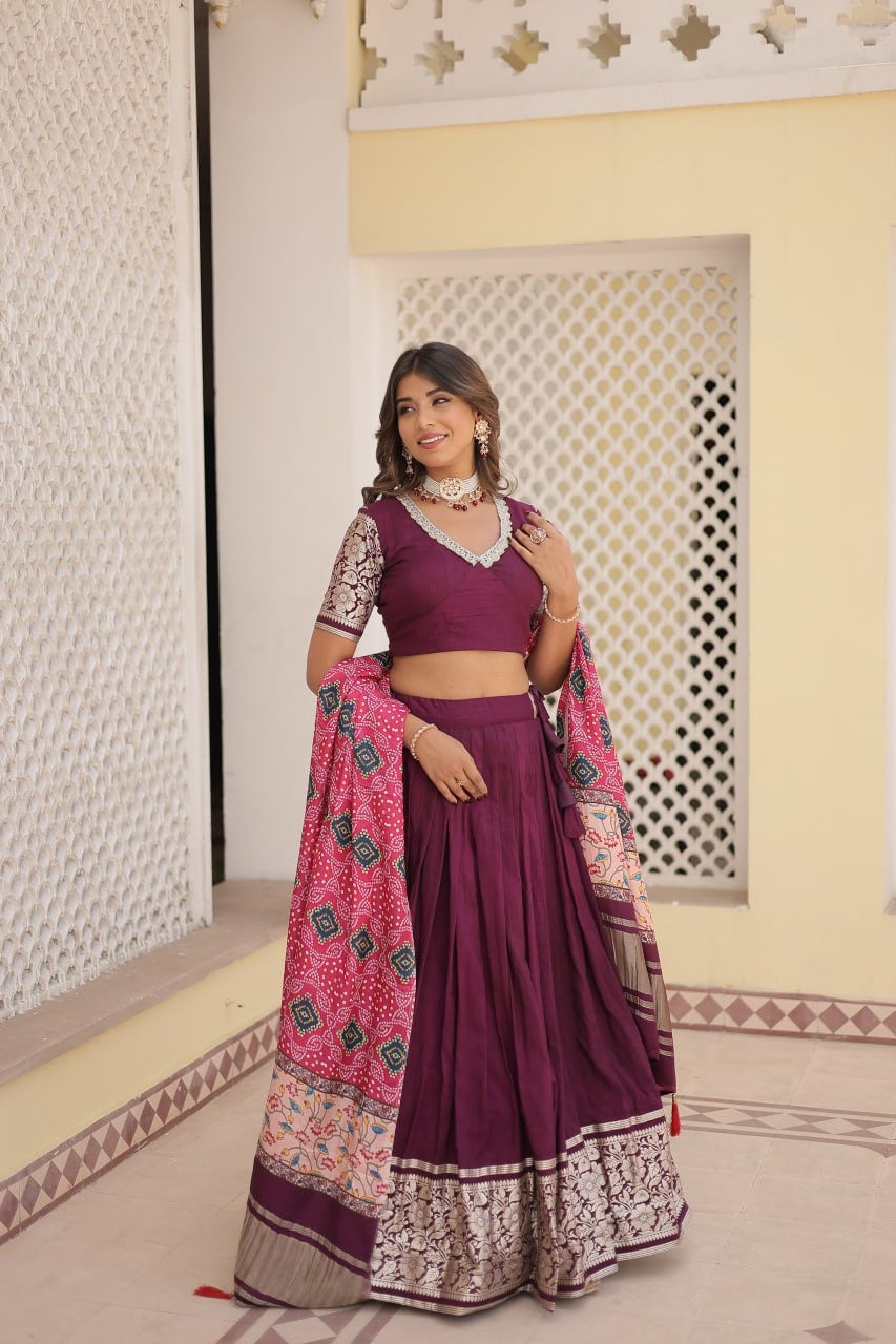 Three Designer Timeless Trends Wedding Functional Lehenga Choli