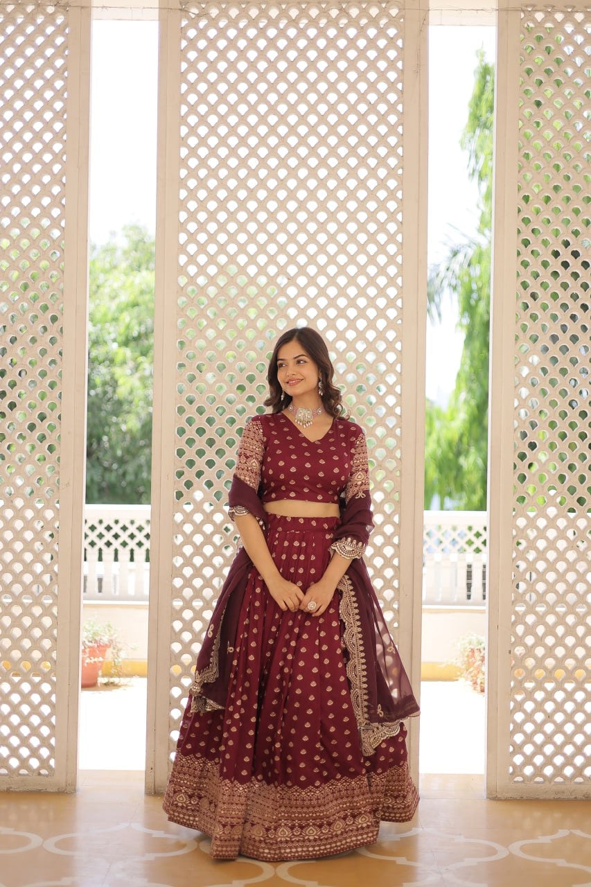 Any Occasion Perfect Functional Designer Worked Lehenga Choli Outfits