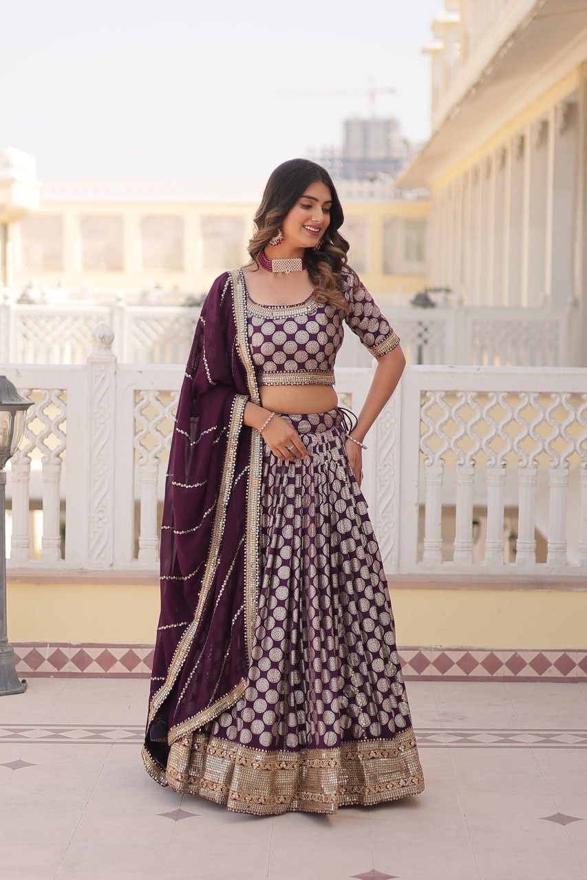 Traditional Designer Worked Functional Wedding Lehenga Choli Special Occasional