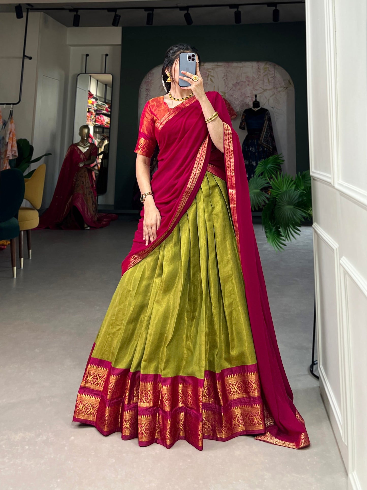 Kanchipuram Heritage silk Lehenga Choli and this season of new design ever