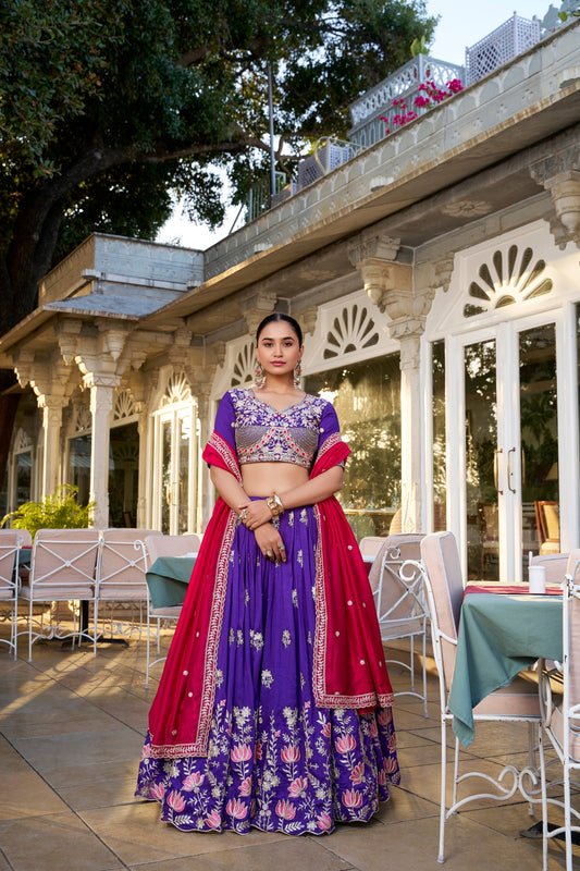 Shivtraa Lux presents a stunning lehenga that embodies timeless artistry and unparalleled elegance.