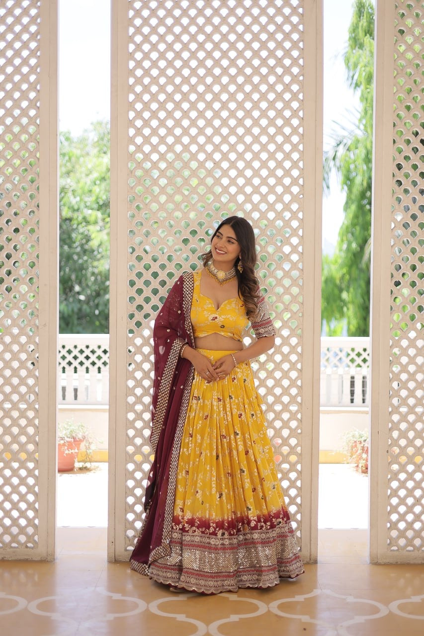 True Made For Wedding Function Glam Designed Lehenga Choli