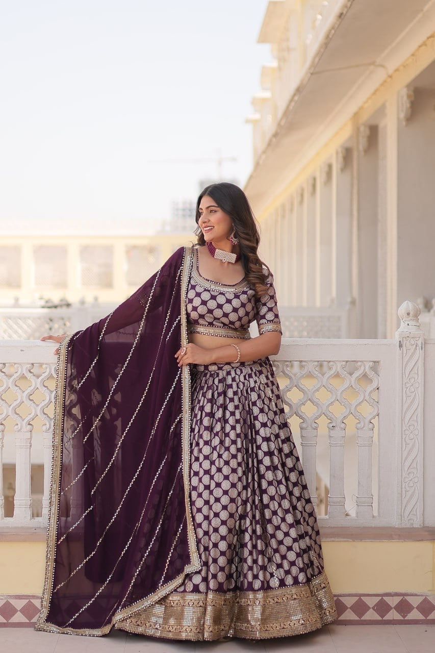 Traditional Designer Worked Functional Wedding Lehenga Choli Special Occasional