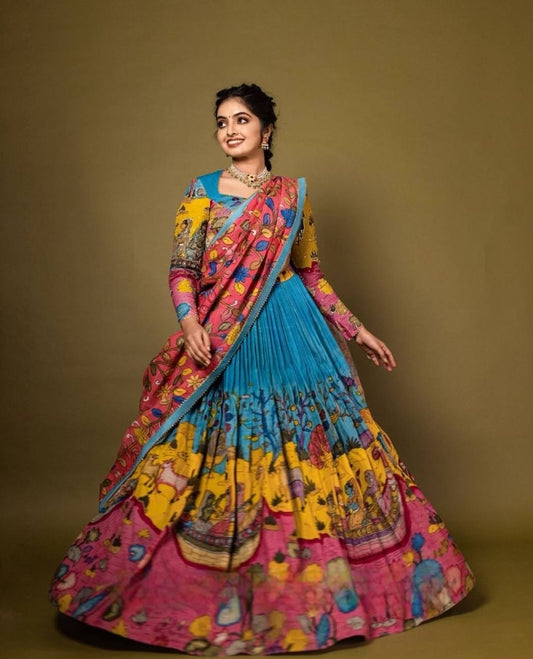 Shivtraa Brand Creation is launching a festival-special Kalamkari Lehenga Choli