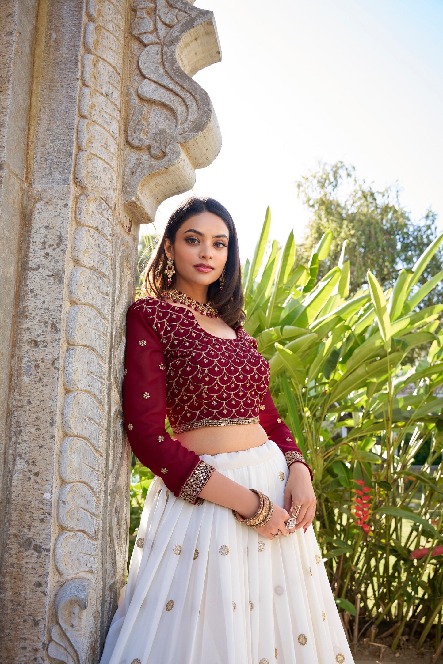 Shivtraa Lux Whispering Charm through delicate embroidery Elegant Lehenga Choli