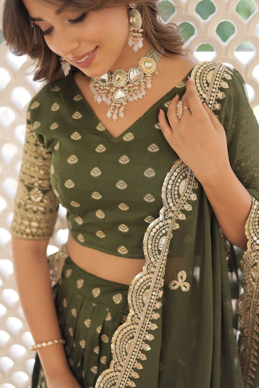 Any Occasion Perfect Functional Designer Worked Lehenga Choli Outfits