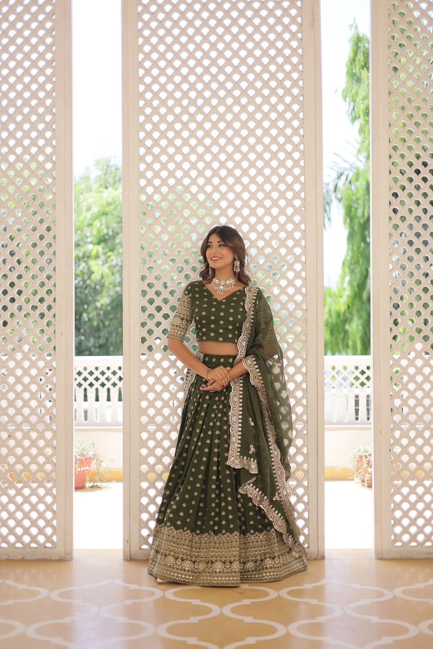 Any Occasion Perfect Functional Designer Worked Lehenga Choli Outfits