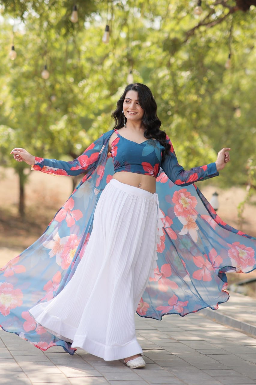 Exquisite Craftsmanship Designer Three Lehenga Choli For Modern Girls