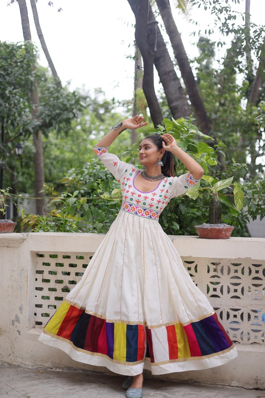 SHIVTRAA DESIGNER NAVRATRI GAMTHI WORKED GOWN COLLECTION BY 2025