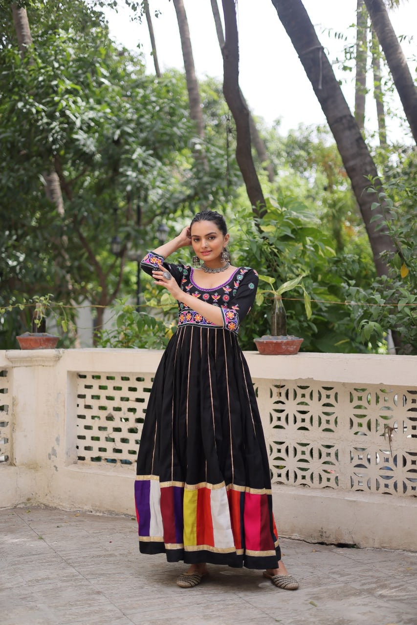 SHIVTRAA DESIGNER NAVRATRI GAMTHI WORKED GOWN COLLECTION BY 2025