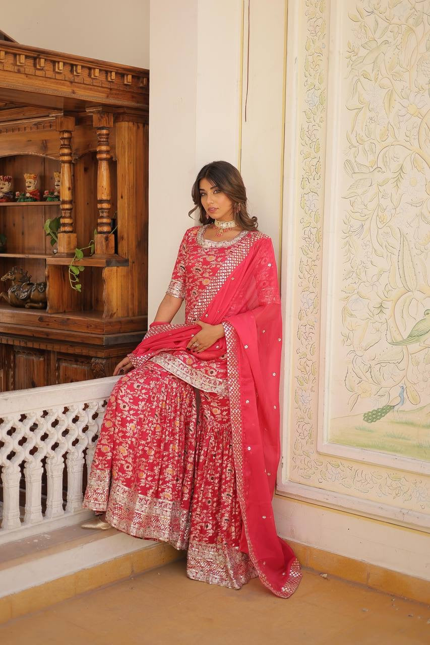 Introducing the Shivtraa Lux Premium Designer Gharara Style Collection!