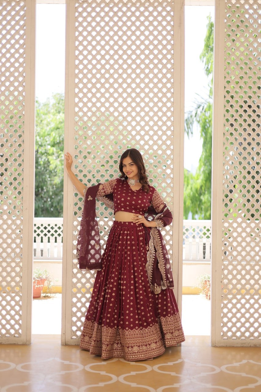 Any Occasion Perfect Functional Designer Worked Lehenga Choli Outfits