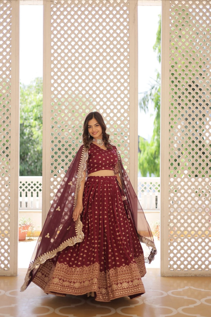 Any Occasion Perfect Functional Designer Worked Lehenga Choli Outfits