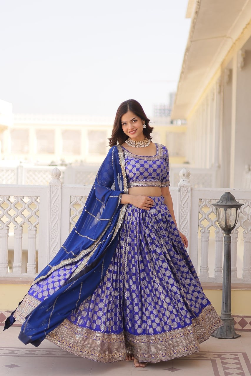 Traditional Designer Worked Functional Wedding Lehenga Choli Special Occasional