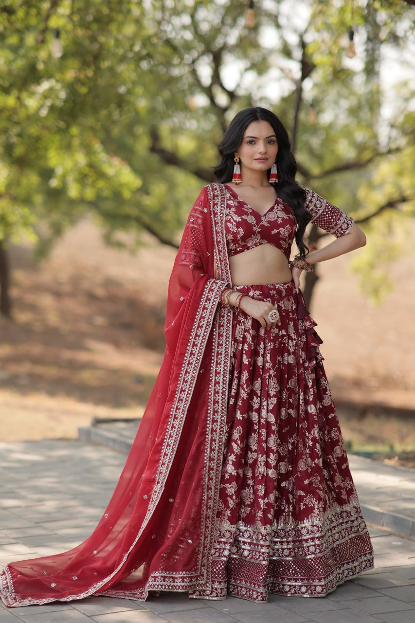 A Wedding Blend Perfect Designer Lehenga Choli To Glam Looks