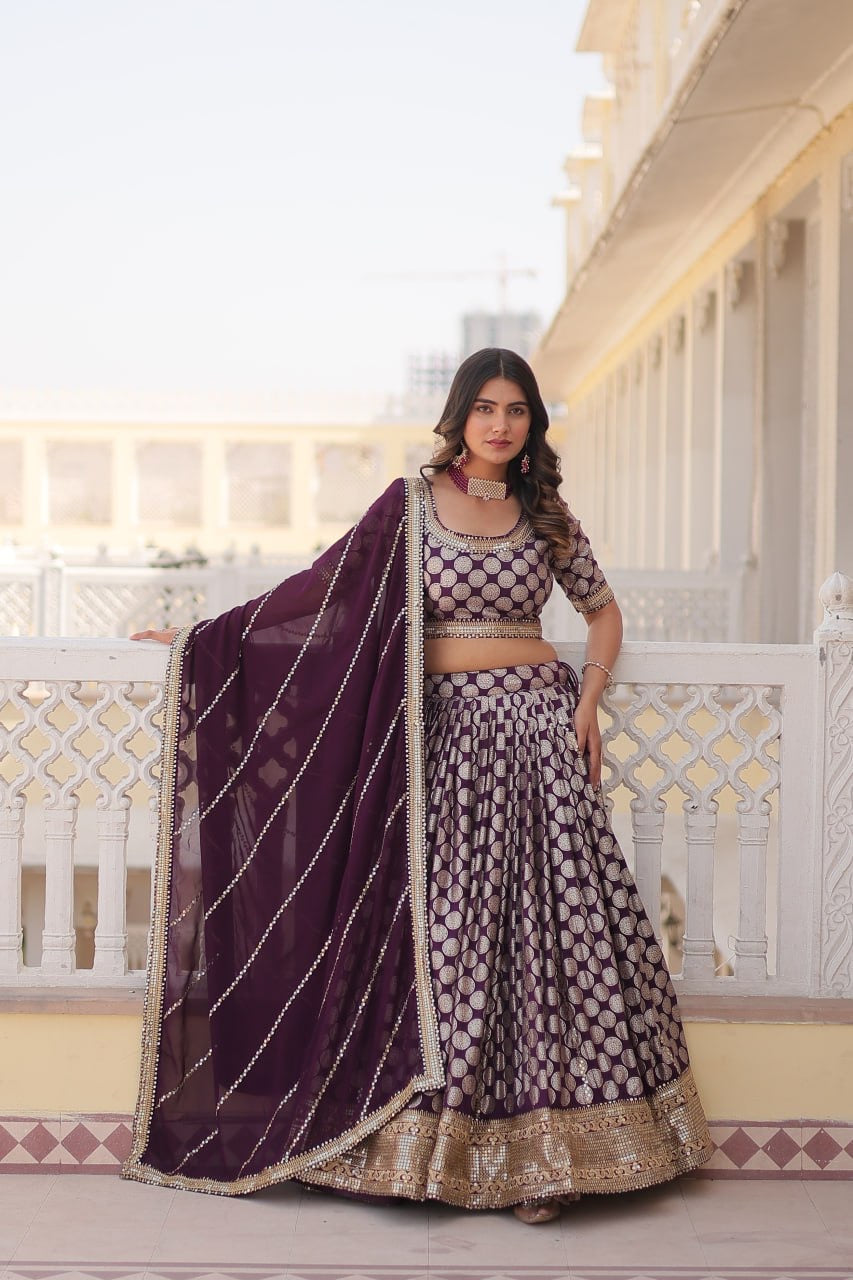 Traditional Designer Worked Functional Wedding Lehenga Choli Special Occasional