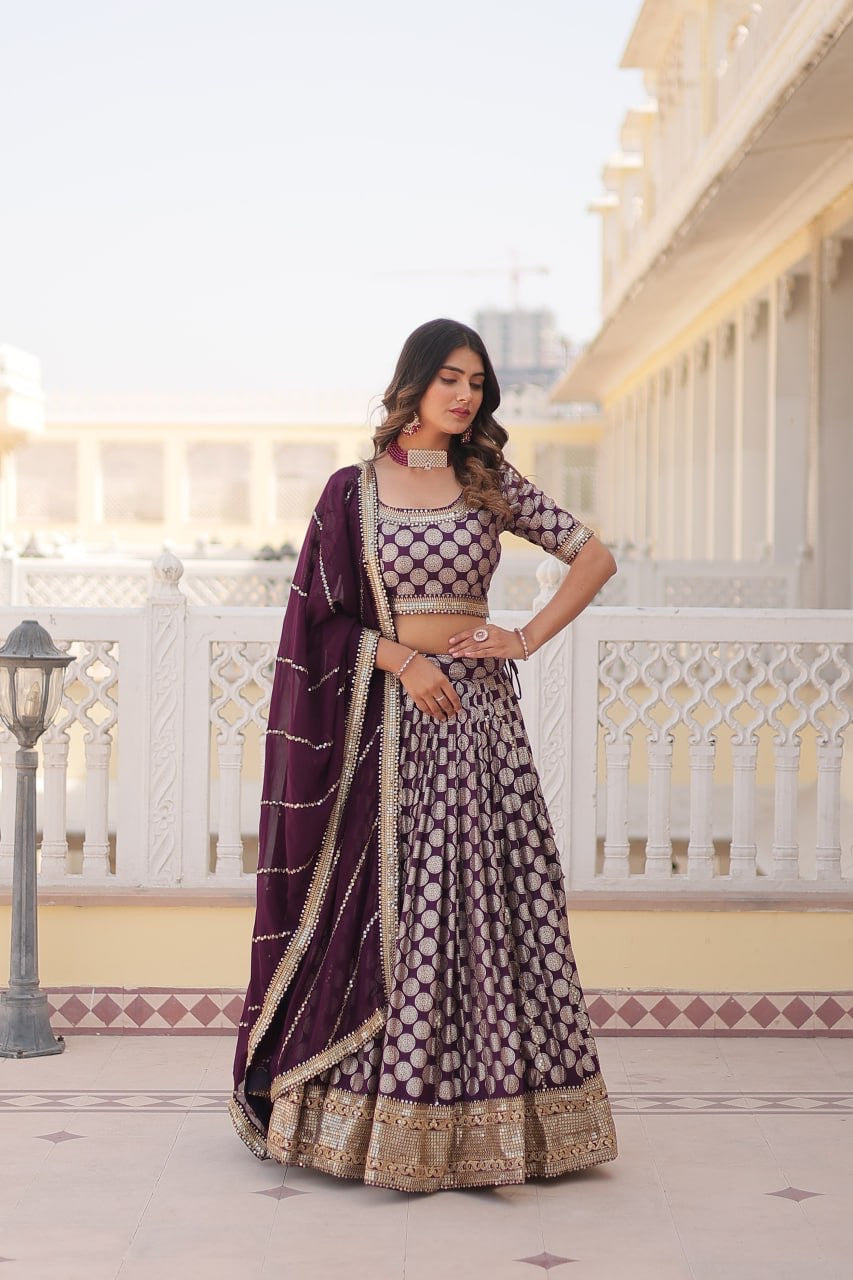 Traditional Designer Worked Functional Wedding Lehenga Choli Special Occasional