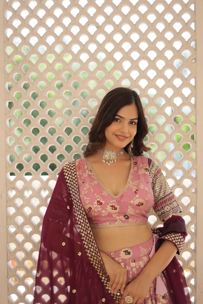 True Made For Wedding Function Glam Designed Lehenga Choli