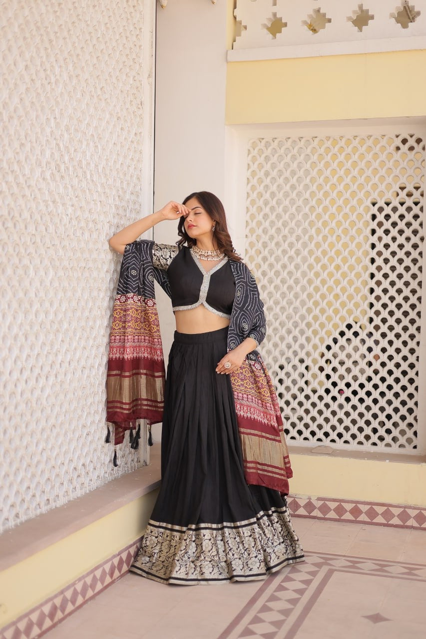 Three Designer Timeless Trends Wedding Functional Lehenga Choli