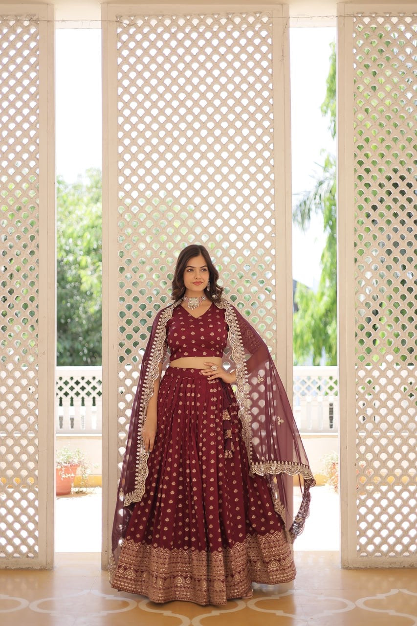 Any Occasion Perfect Functional Designer Worked Lehenga Choli Outfits