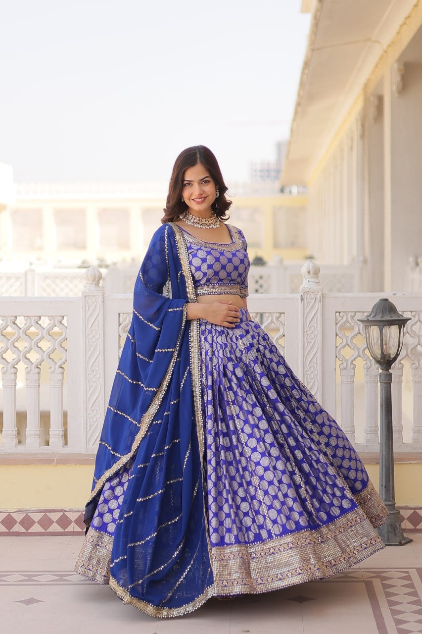 Traditional Designer Worked Functional Wedding Lehenga Choli Special Occasional