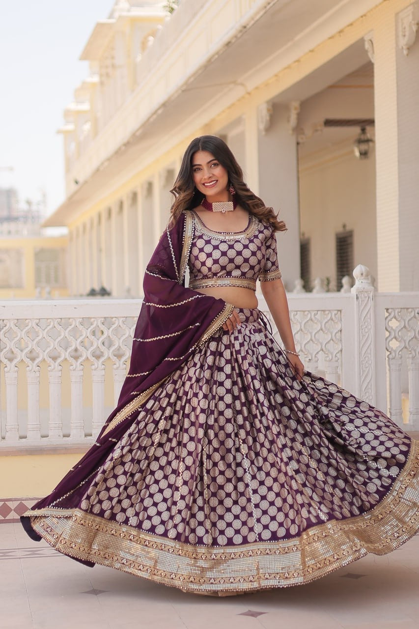 Traditional Designer Worked Functional Wedding Lehenga Choli Special Occasional