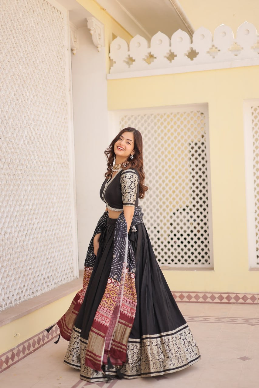 Three Designer Timeless Trends Wedding Functional Lehenga Choli