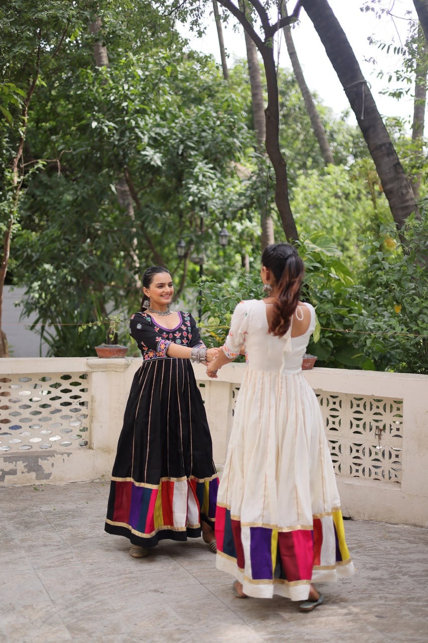 SHIVTRAA DESIGNER NAVRATRI GAMTHI WORKED GOWN COLLECTION BY 2025