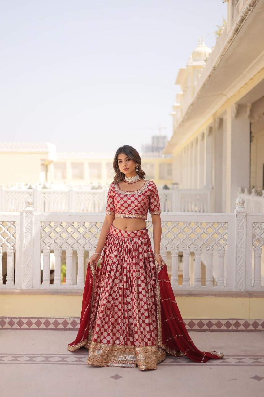 Traditional Designer Worked Functional Wedding Lehenga Choli Special Occasional