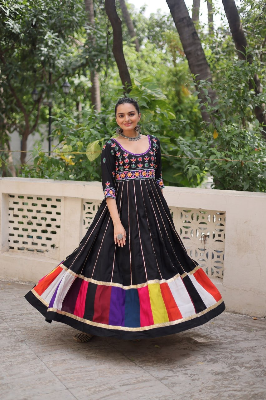 SHIVTRAA DESIGNER NAVRATRI GAMTHI WORKED GOWN COLLECTION BY 2025