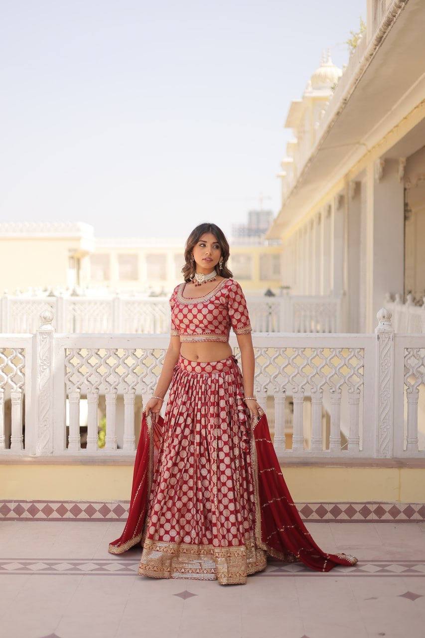 Traditional Designer Worked Functional Wedding Lehenga Choli Special Occasional