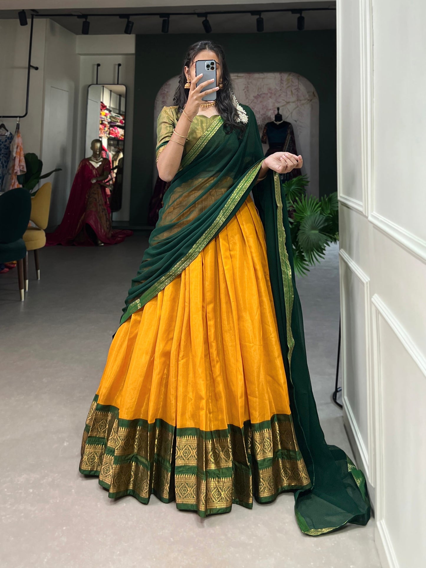 Kanchipuram Heritage silk Lehenga Choli and this season of new design ever