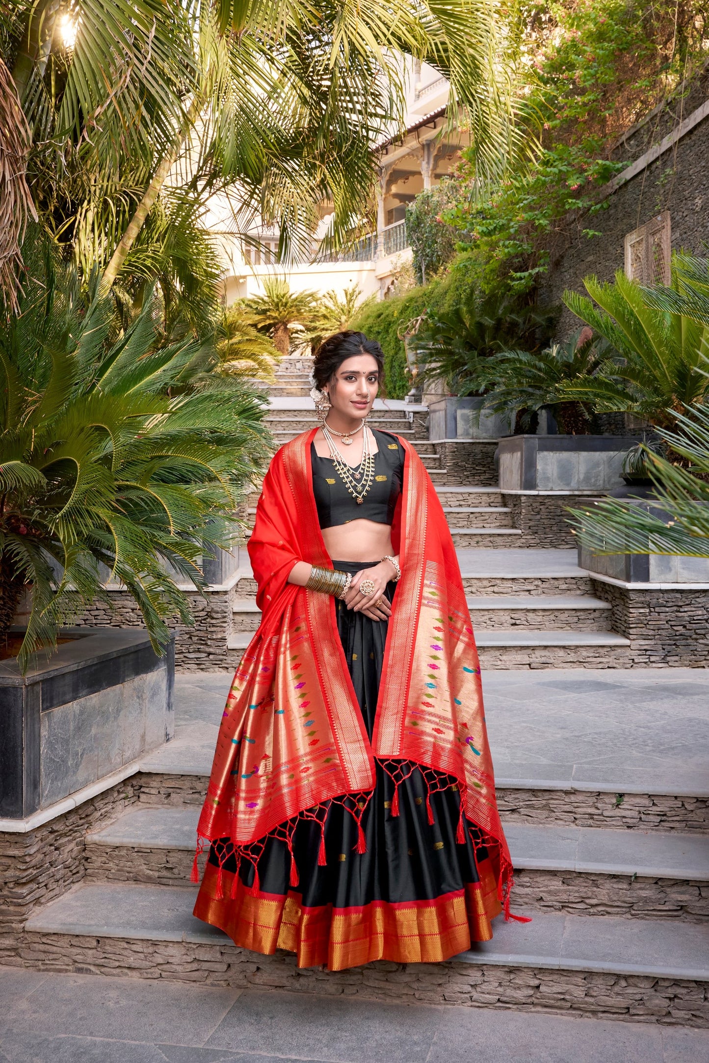 Shivtraa Paithani Silk Lehenga Choli 2025