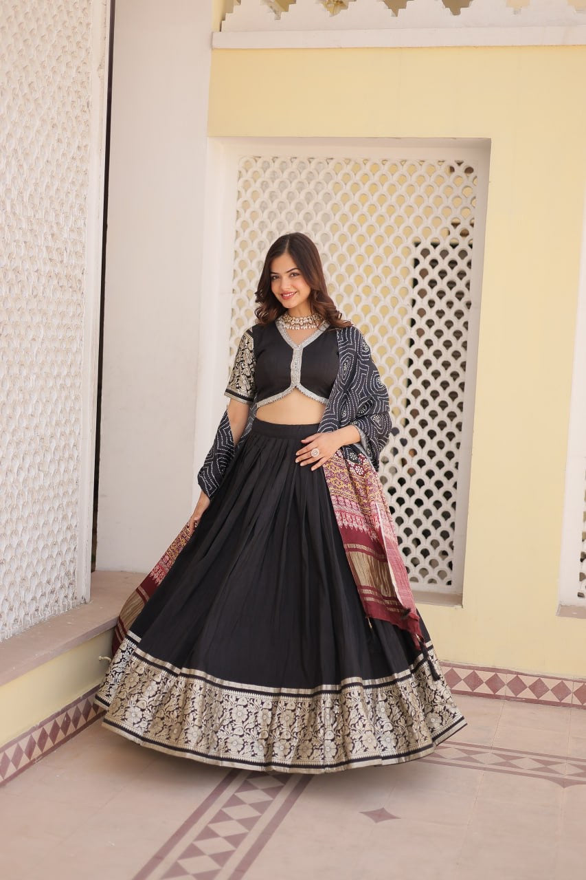 Three Designer Timeless Trends Wedding Functional Lehenga Choli