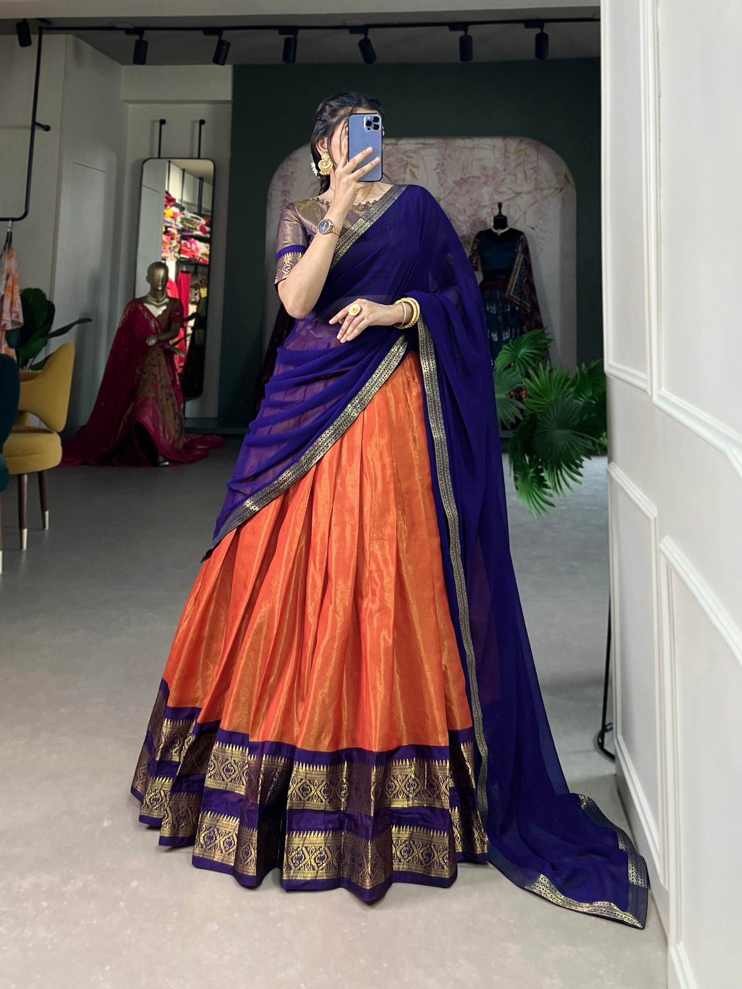 Kanchipuram Heritage silk Lehenga Choli and this season of new design ever