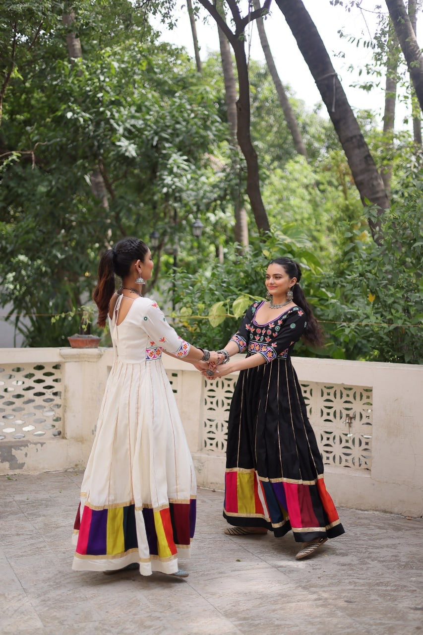 SHIVTRAA DESIGNER NAVRATRI GAMTHI WORKED GOWN COLLECTION BY 2025