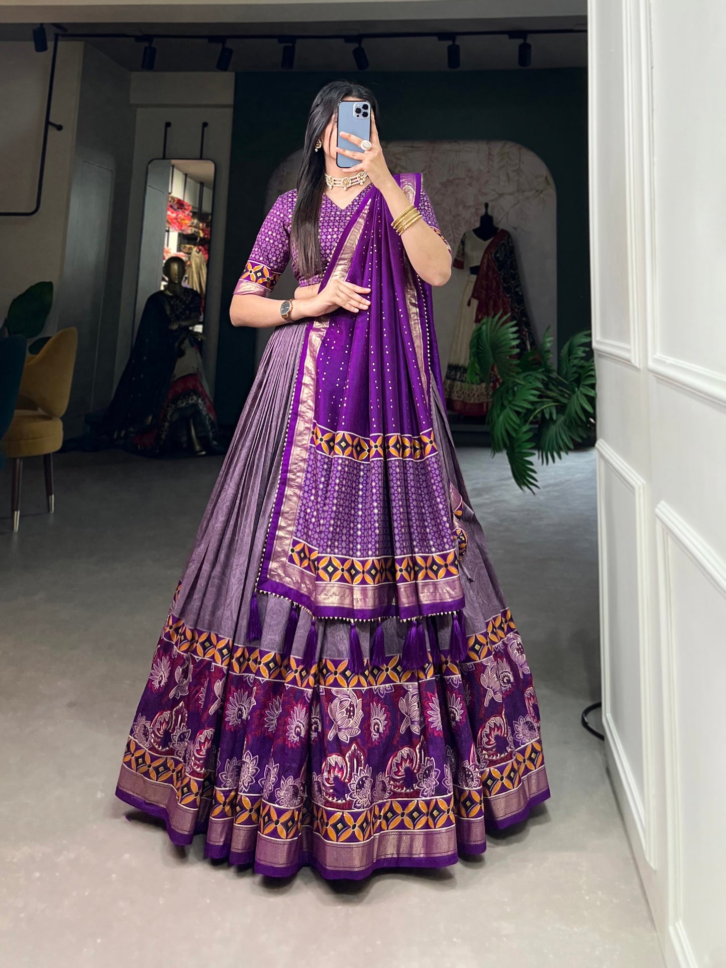 Glamour Designer Tussar Silk Lehenga Choli Can’t Wait For Most Affordable Designs