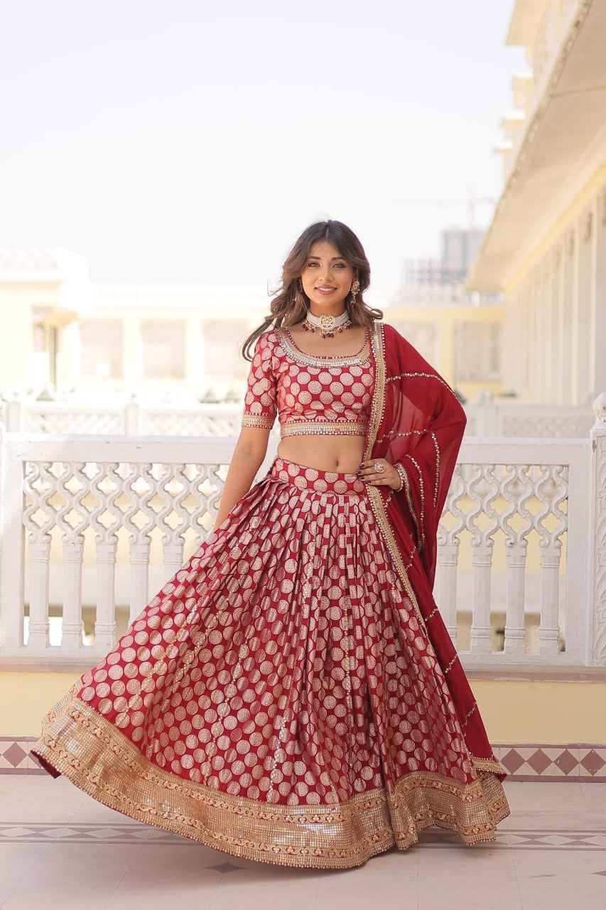 Traditional Designer Worked Functional Wedding Lehenga Choli Special Occasional